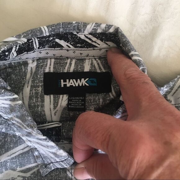 Tony Hawk single pocket woven button up - Picture 3 of 3